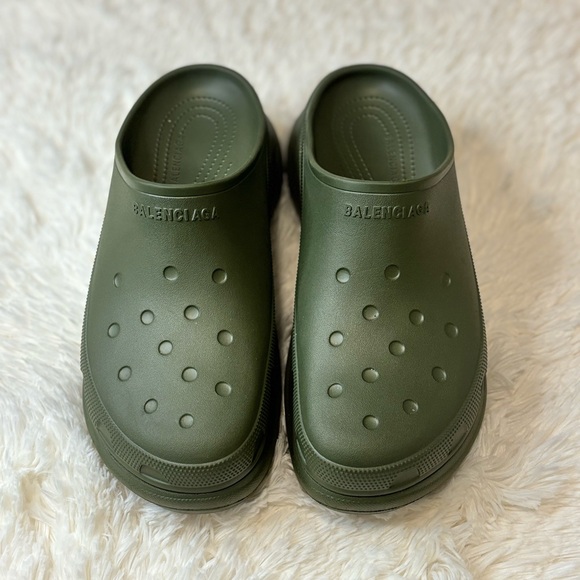 Balenciaga Crocs x Crocs Rubber Crocs Mule Size 10.5 - Picture 9 of 9